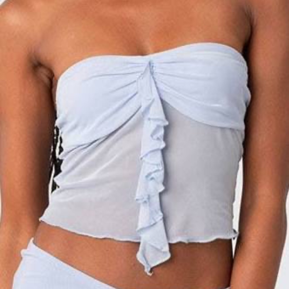 Edikted ruffle tube top